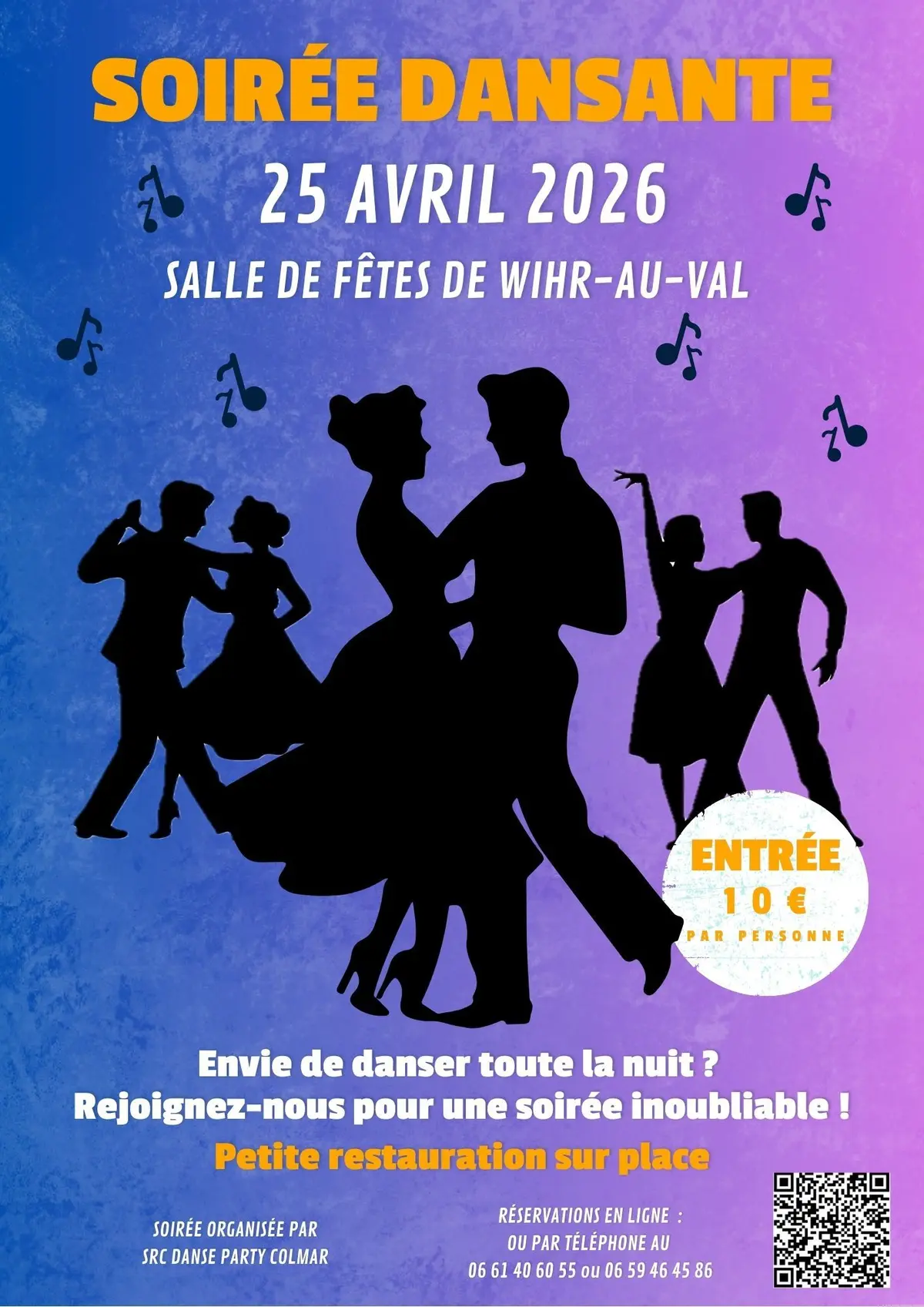 Soirée dansante avec buvette et petite restauration