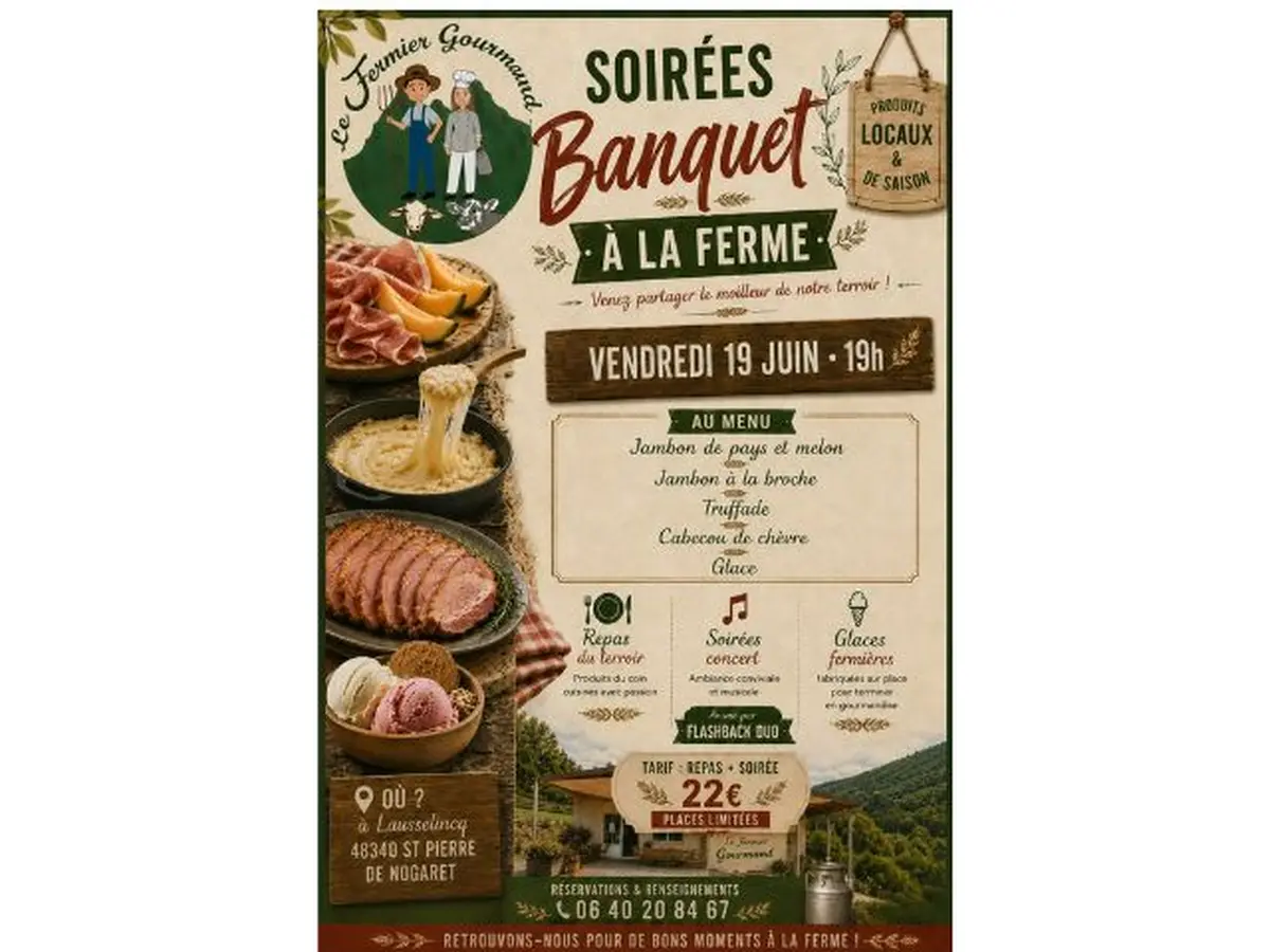 Banquet à la ferme