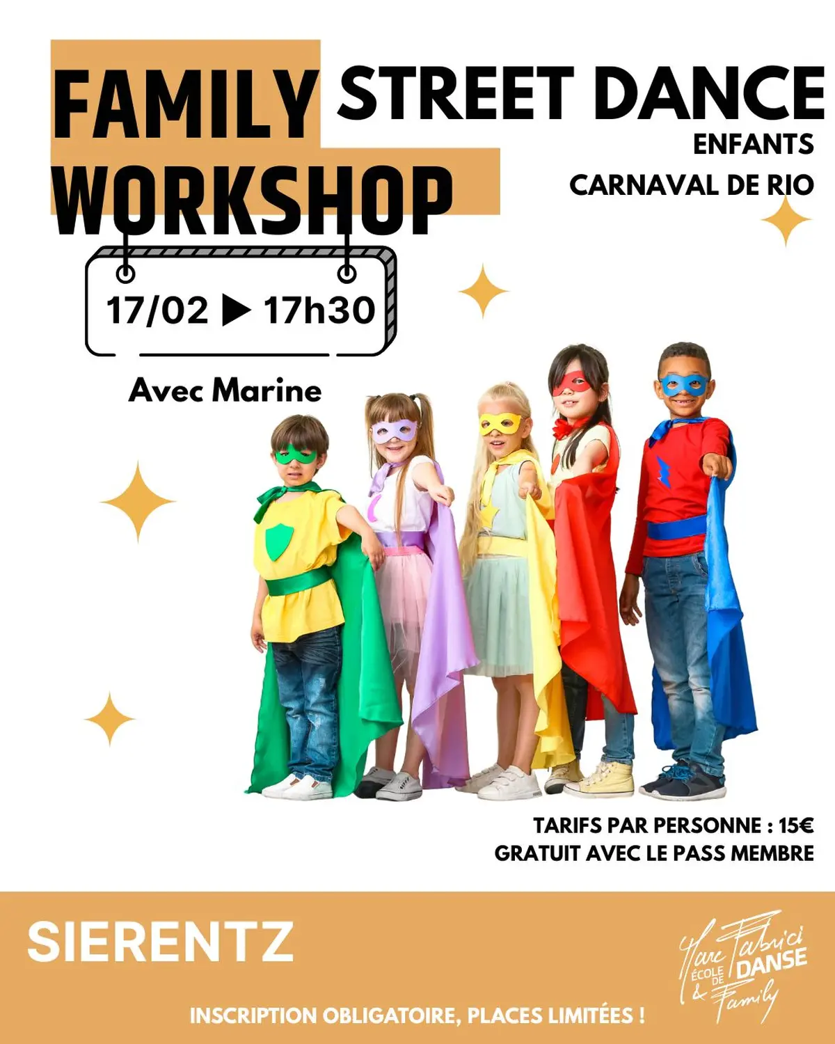 Family Workshop – Street Dance Enfants (Spécial Carnaval de Rio)