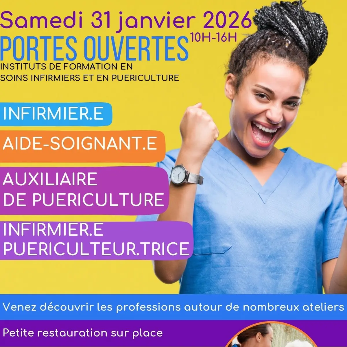 Portes ouvertes de l'institut de formation en soins infirmiers et puériculture