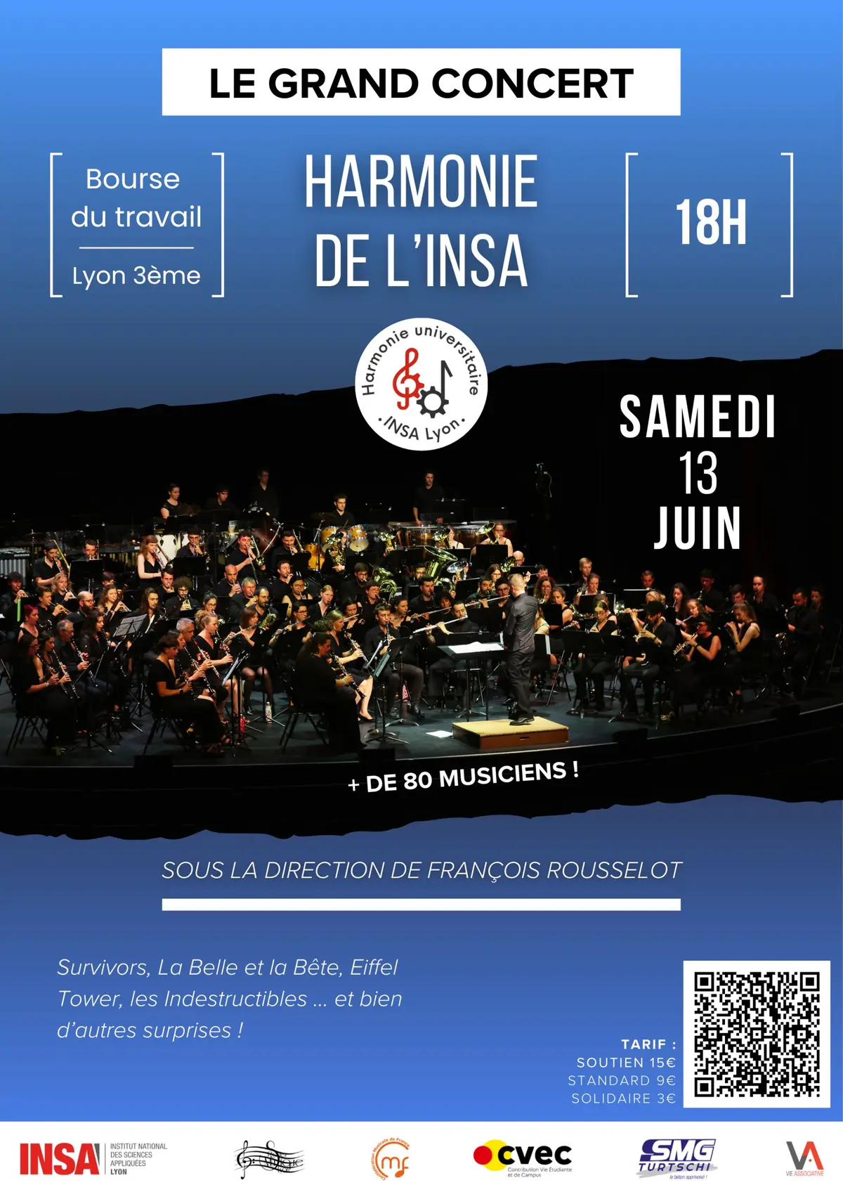 Grand concert de l'Harmonie de l'INSA