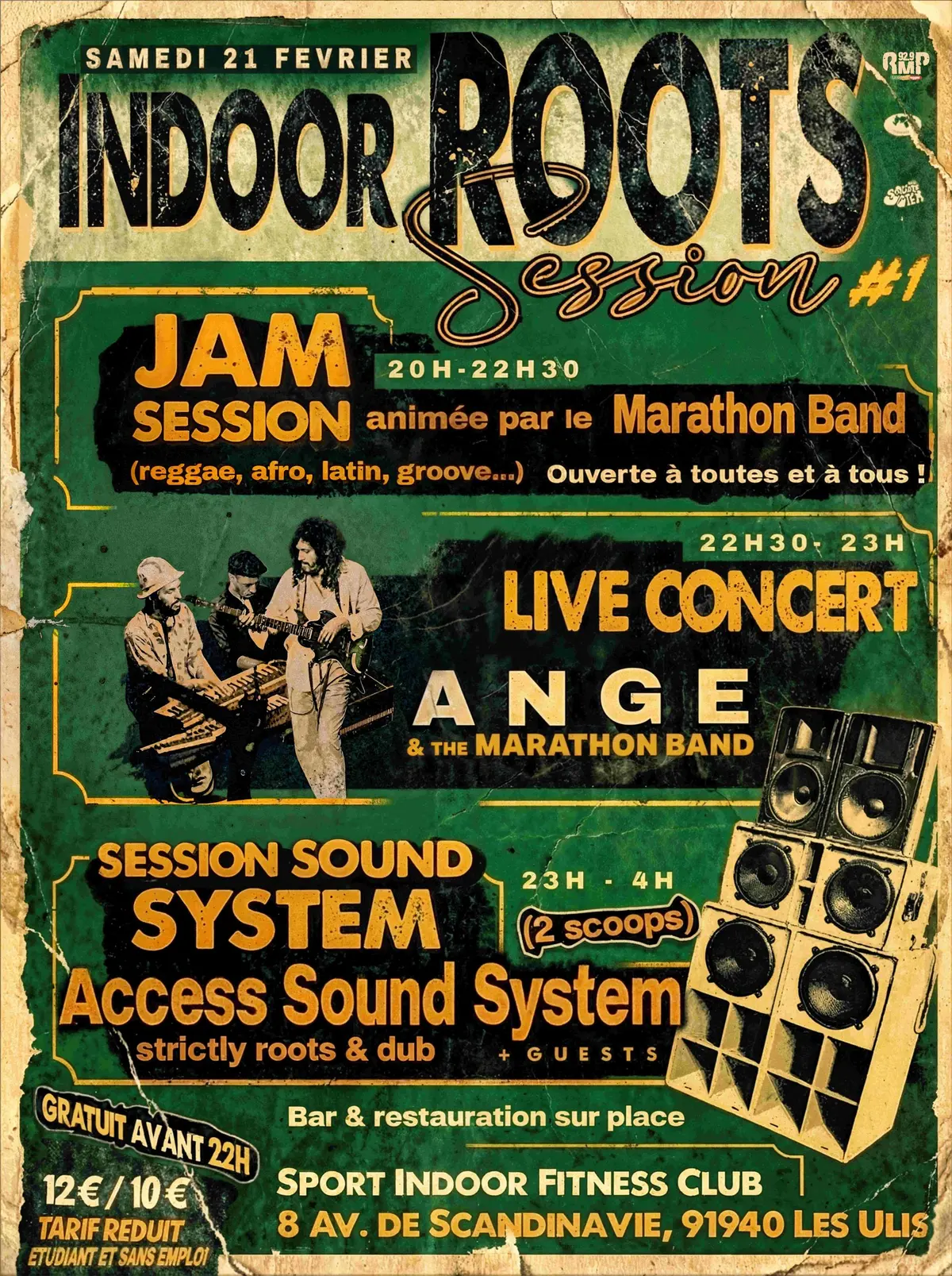 Indoor roots sessions 1ʳᵉ édition