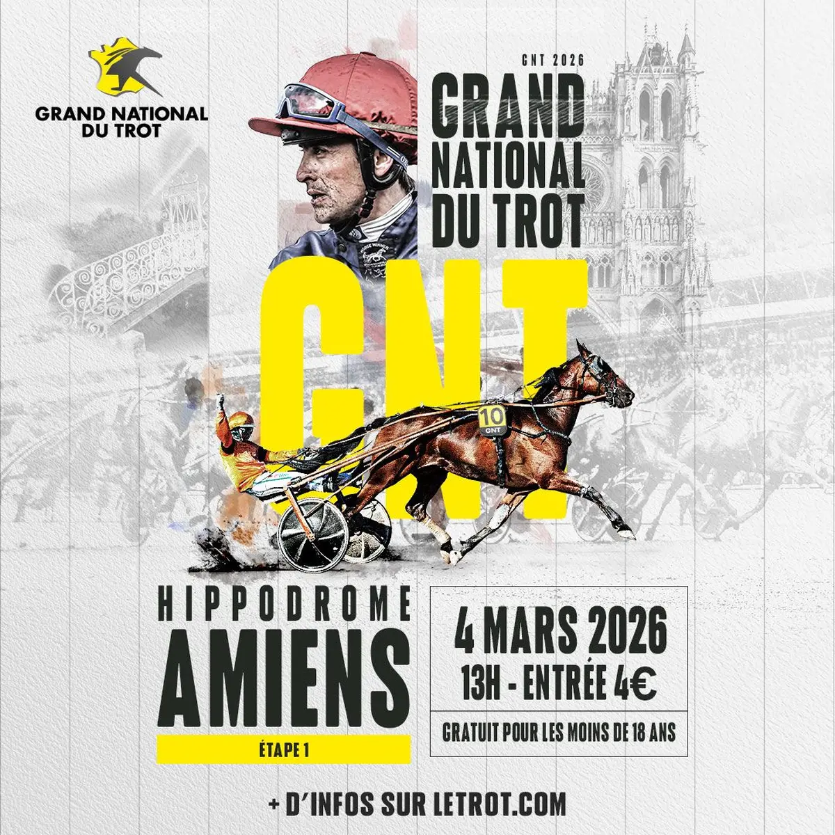 L'Hippodrome d'Amiens accueille le coup d'envoi du Grand National du Trot