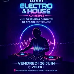 DJ Set Electro & House au Meeple