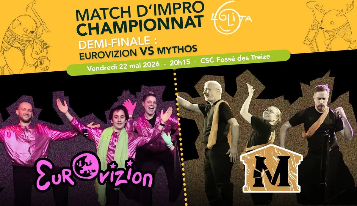 Match d’improvisation DEMI-FINALE CHAMPIONNAT : Eurovizion VS Mythos