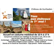 GRANDE FETE MEDIEVALE du 1er mai au château de Guirbaden