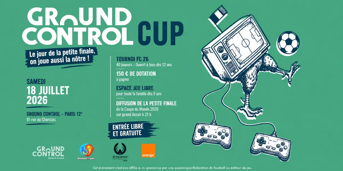 Ground Control Cup – Tournoi de jeu vidéo FC 26 & Coupe du Monde live