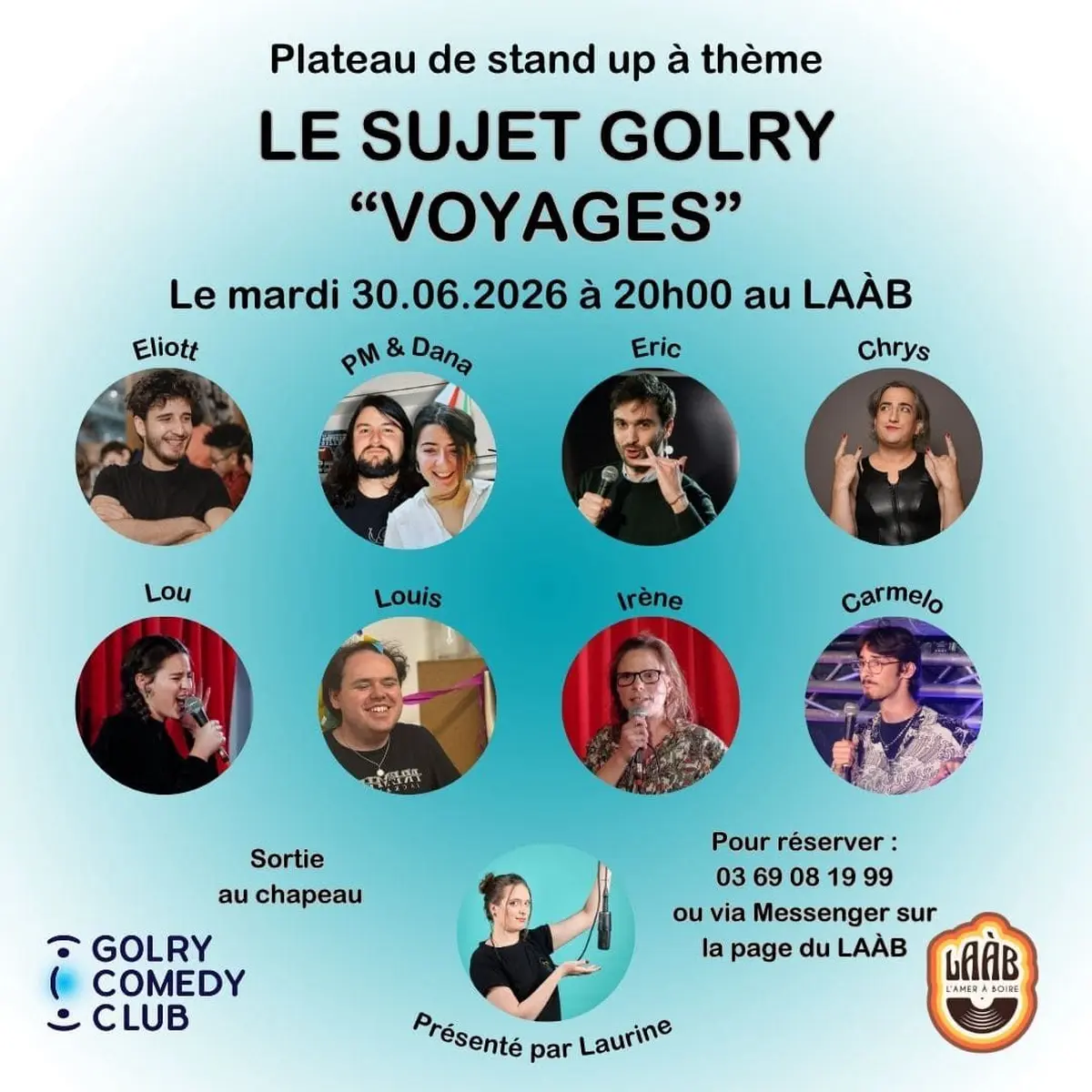 Stand-up : Le Sujet Golry Voyages