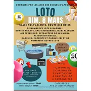 Loto des amis des écoles d’Appoigny 