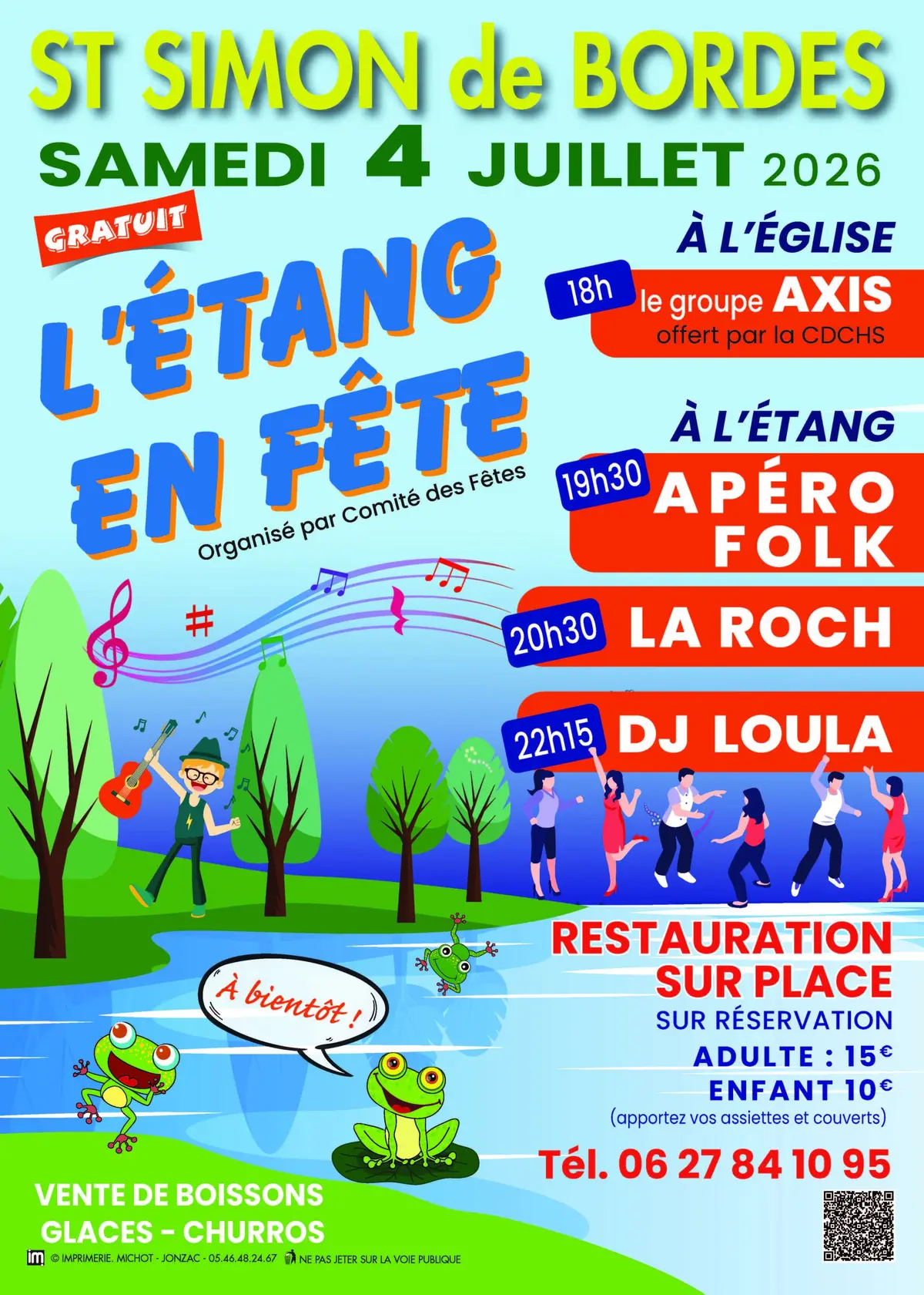 L'étang en fête
