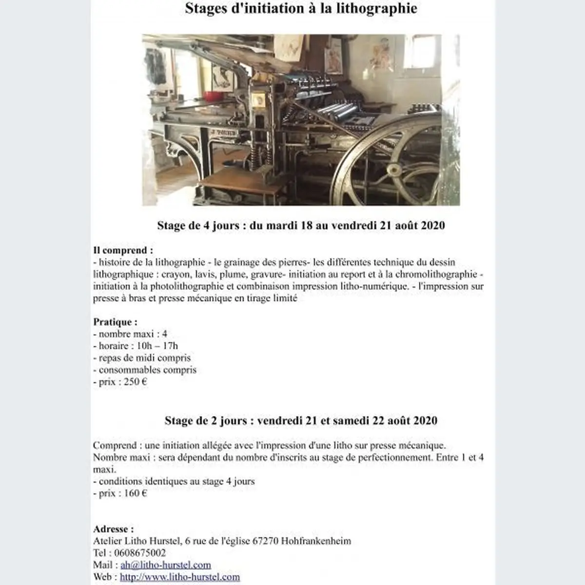 Atelier Litho Hurstel