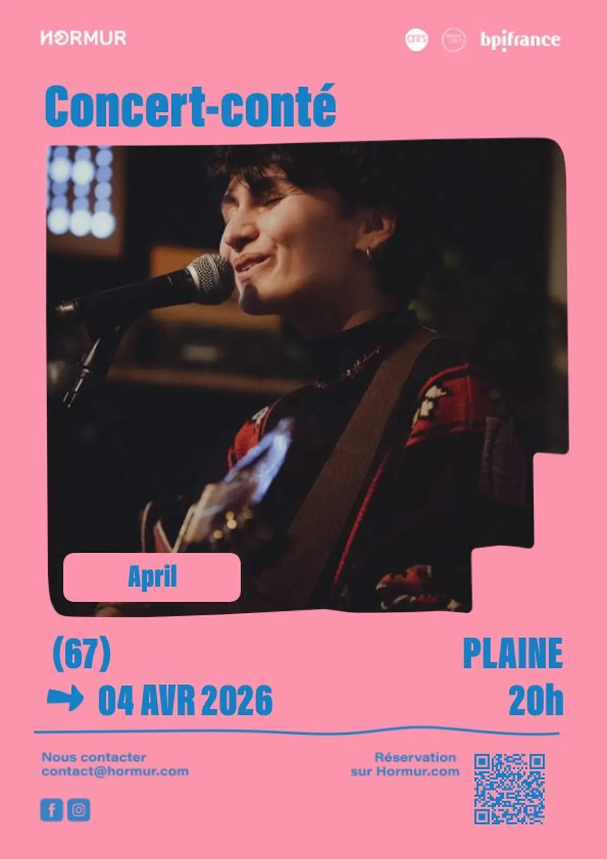 Concert-conté avec April dans un kota finlandais à Plaine