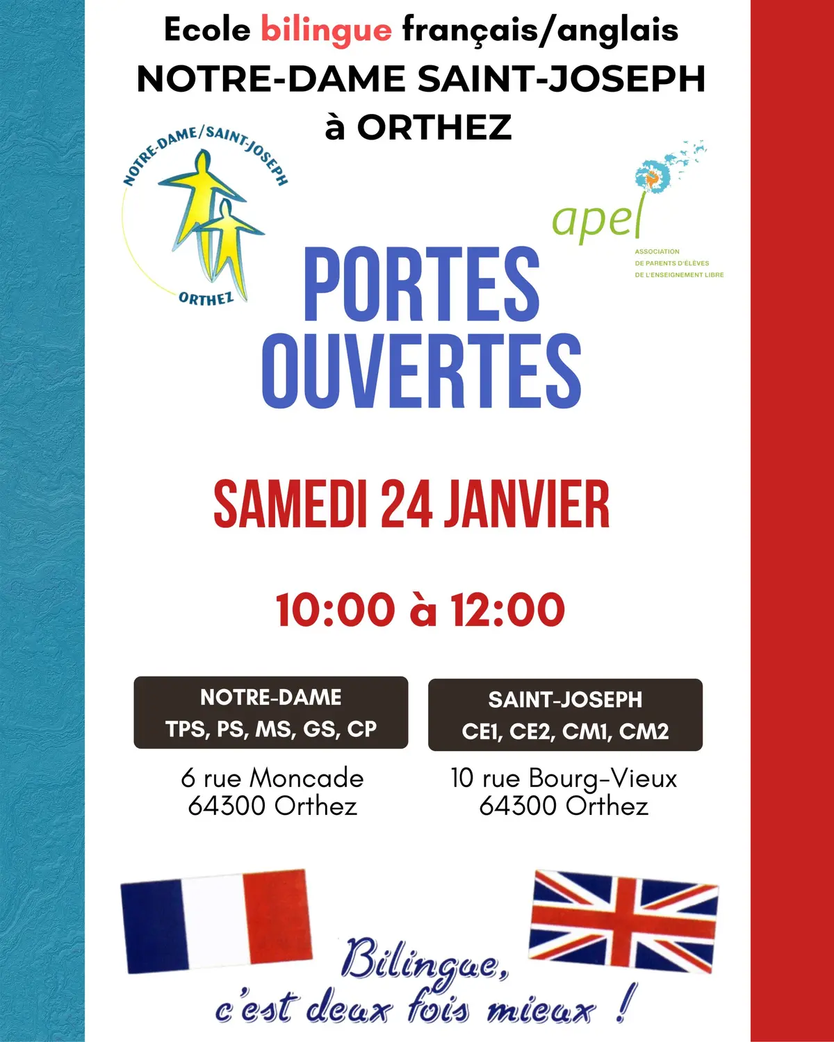 portes ouvertes école bilingue 