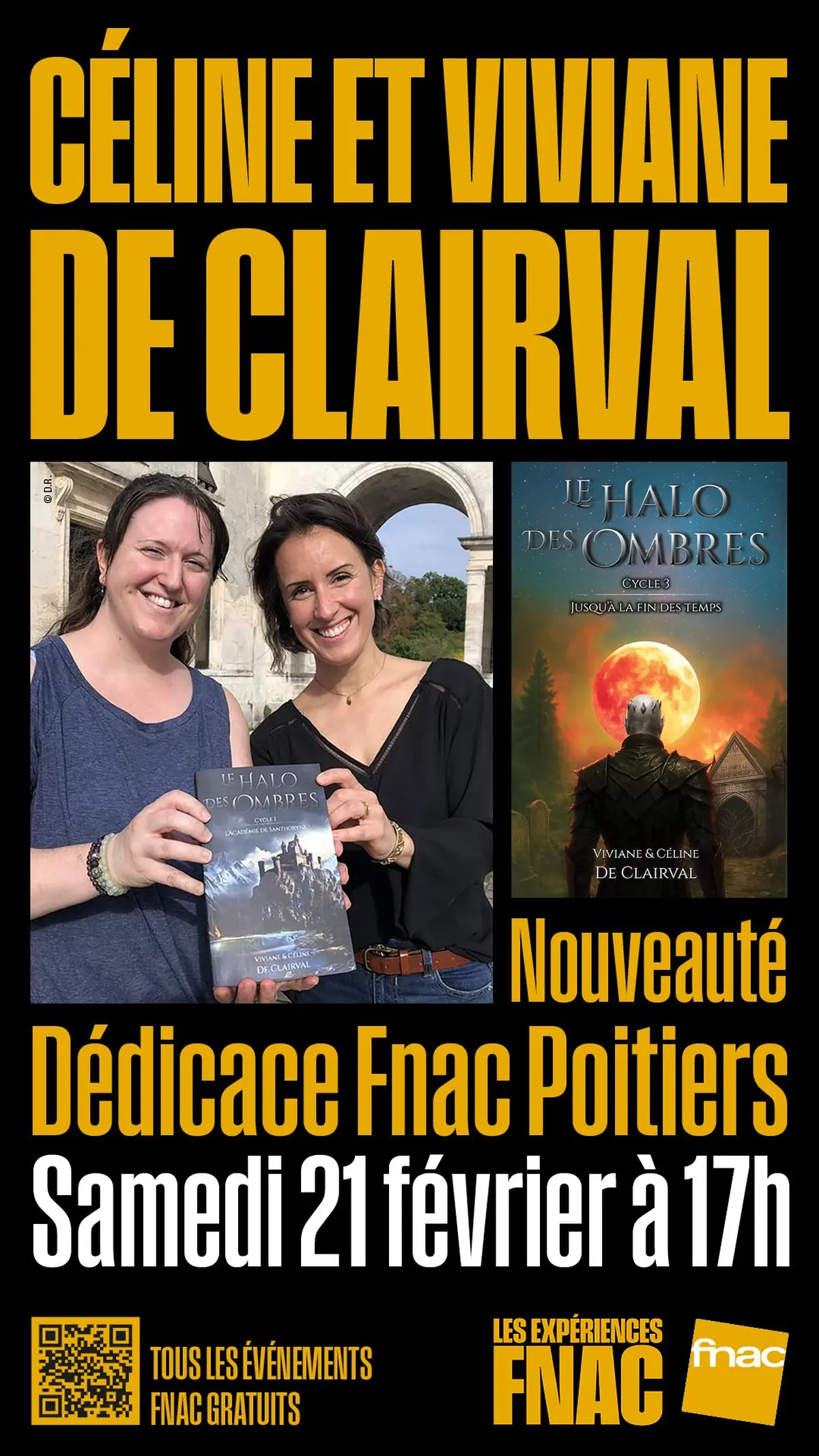 Dédicace à Poitiers : Le Halo des ombres à l'honneur à la FNAC