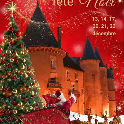 Le château de Bourlémont fête Noël