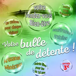 Salon du bien-être, créations et minéraux