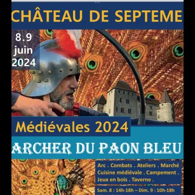 Médiévale : maître archer du paon bleu 