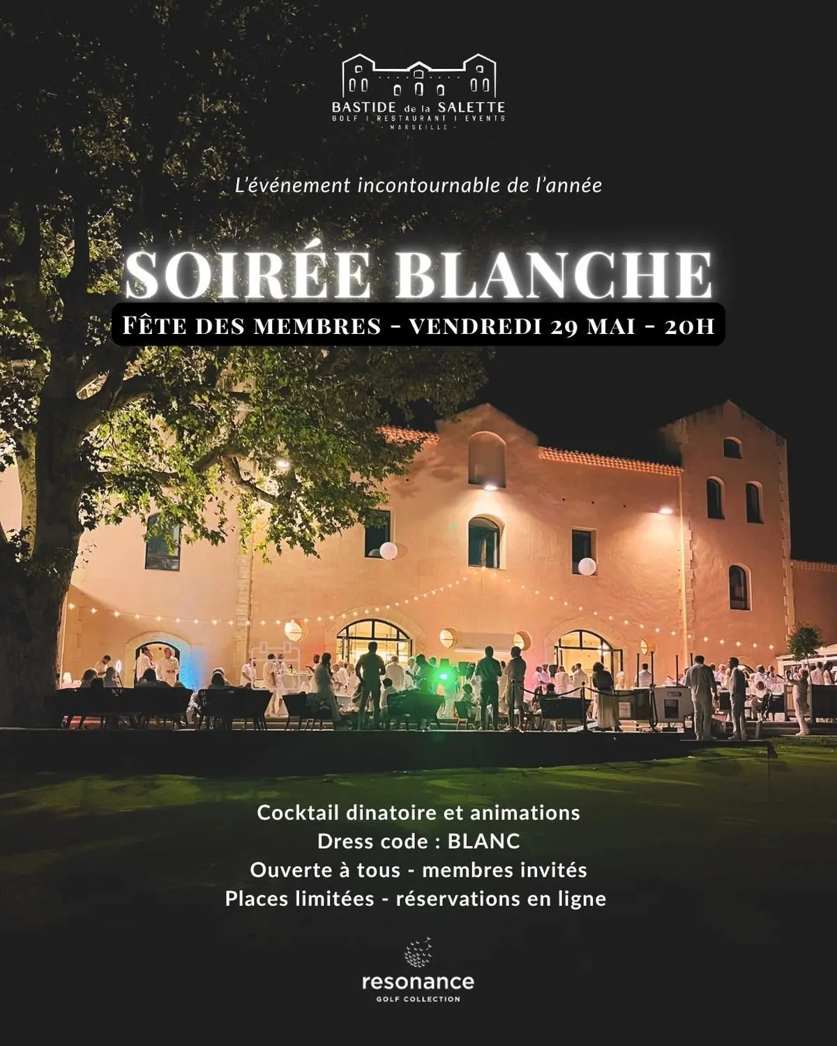 Soirée blanche 2026 à la Bastide de la Salette 