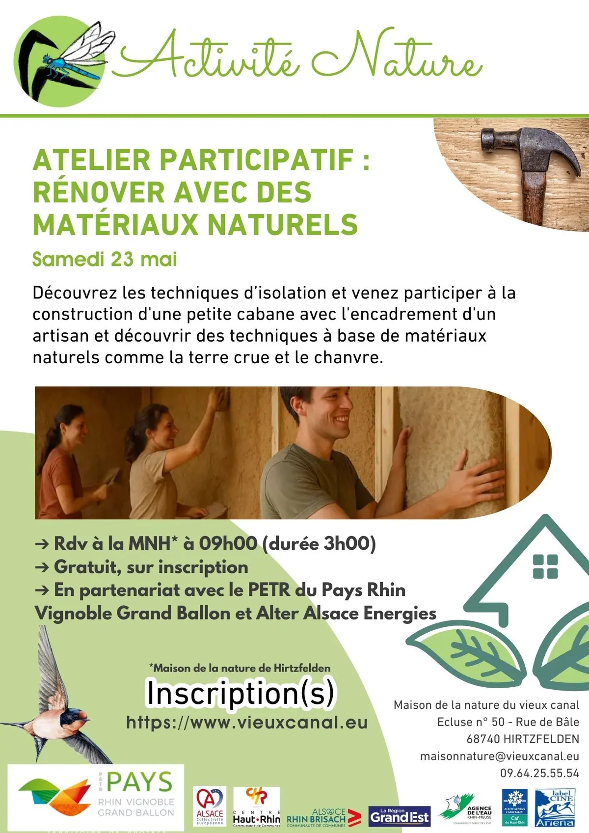 Atelier participatif : Rénover avec des matériaux naturels