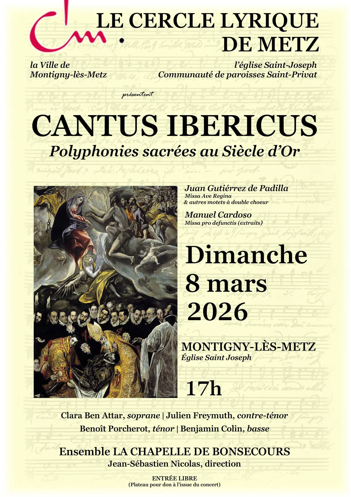 CANTUS IBERICUS - La Chapelle de Bonsecours