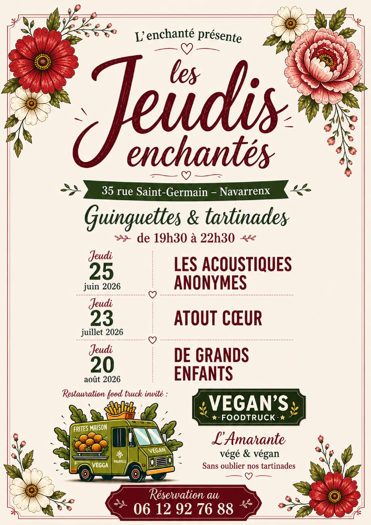 Guinguettes et tartinades 2026