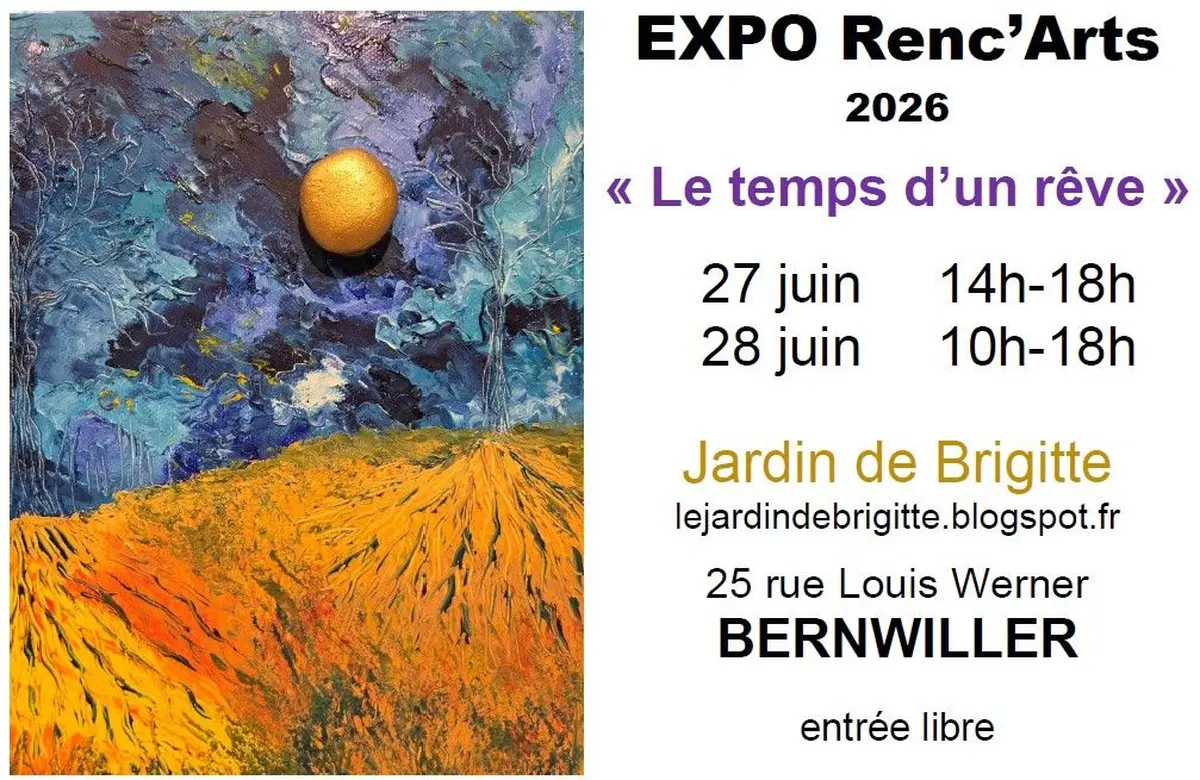 EXPOSITION artistique dans un jardin