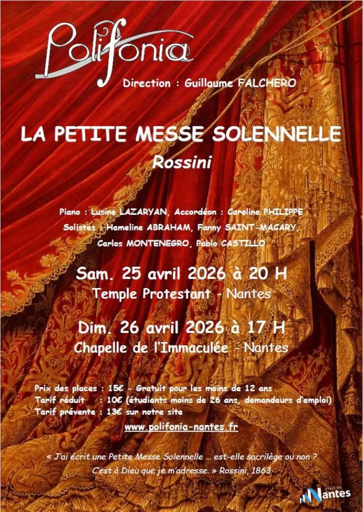 La petite messe solennelle de Rossini