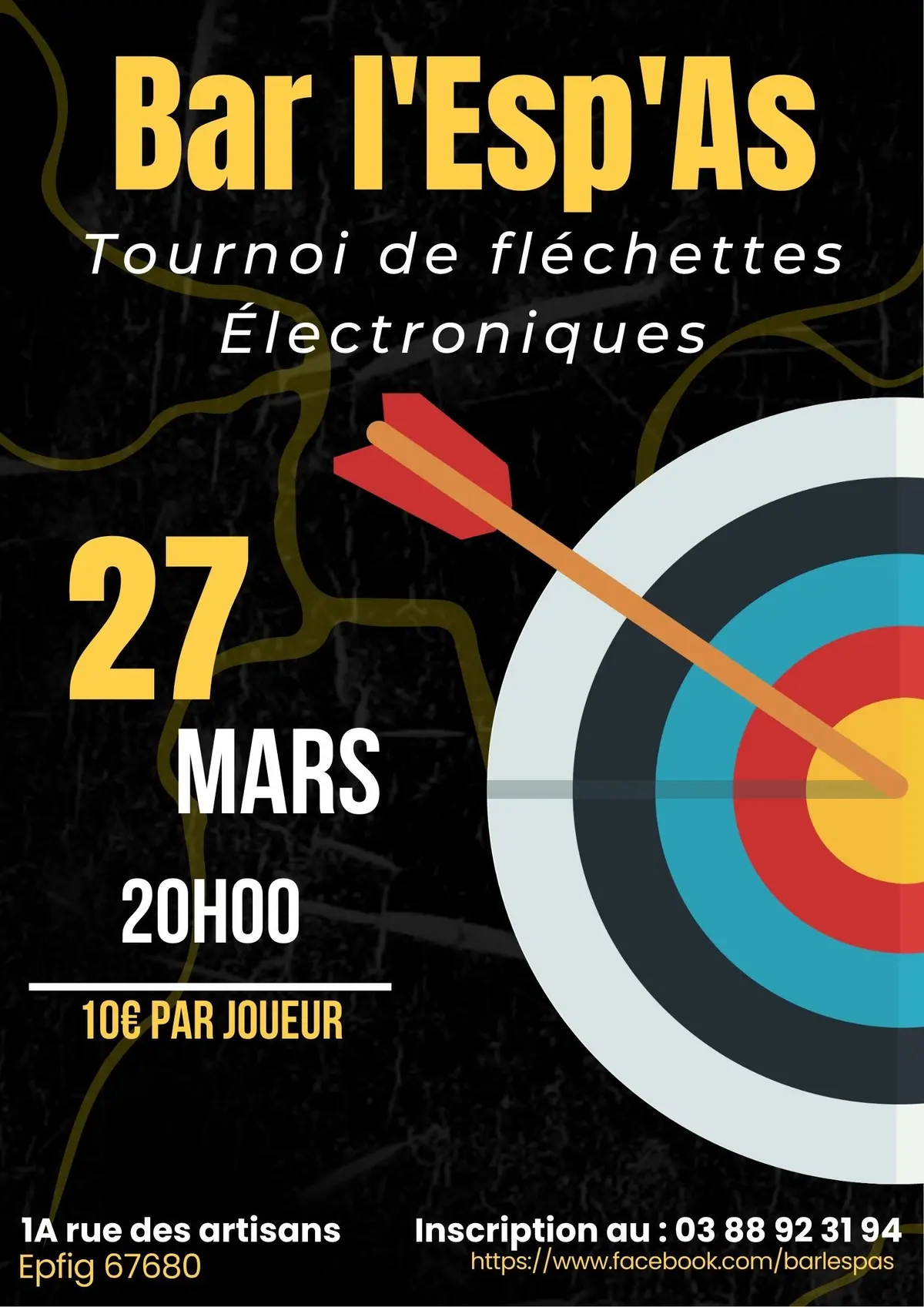 Tournoi de fléchettes