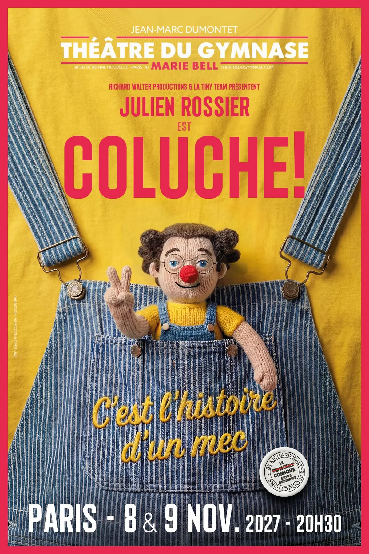 Julien Rossier est COLUCHE ! C'est l'histoire d'un mec...