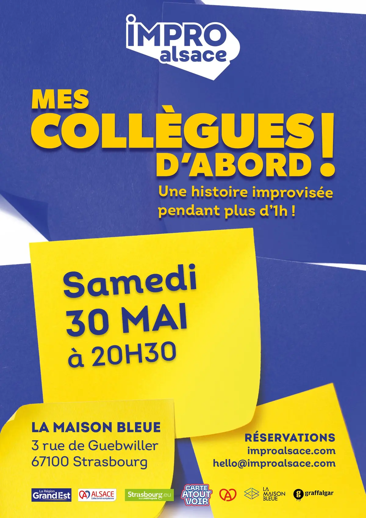 Show d'IMPRO Alsace : Mes collègues d'abord