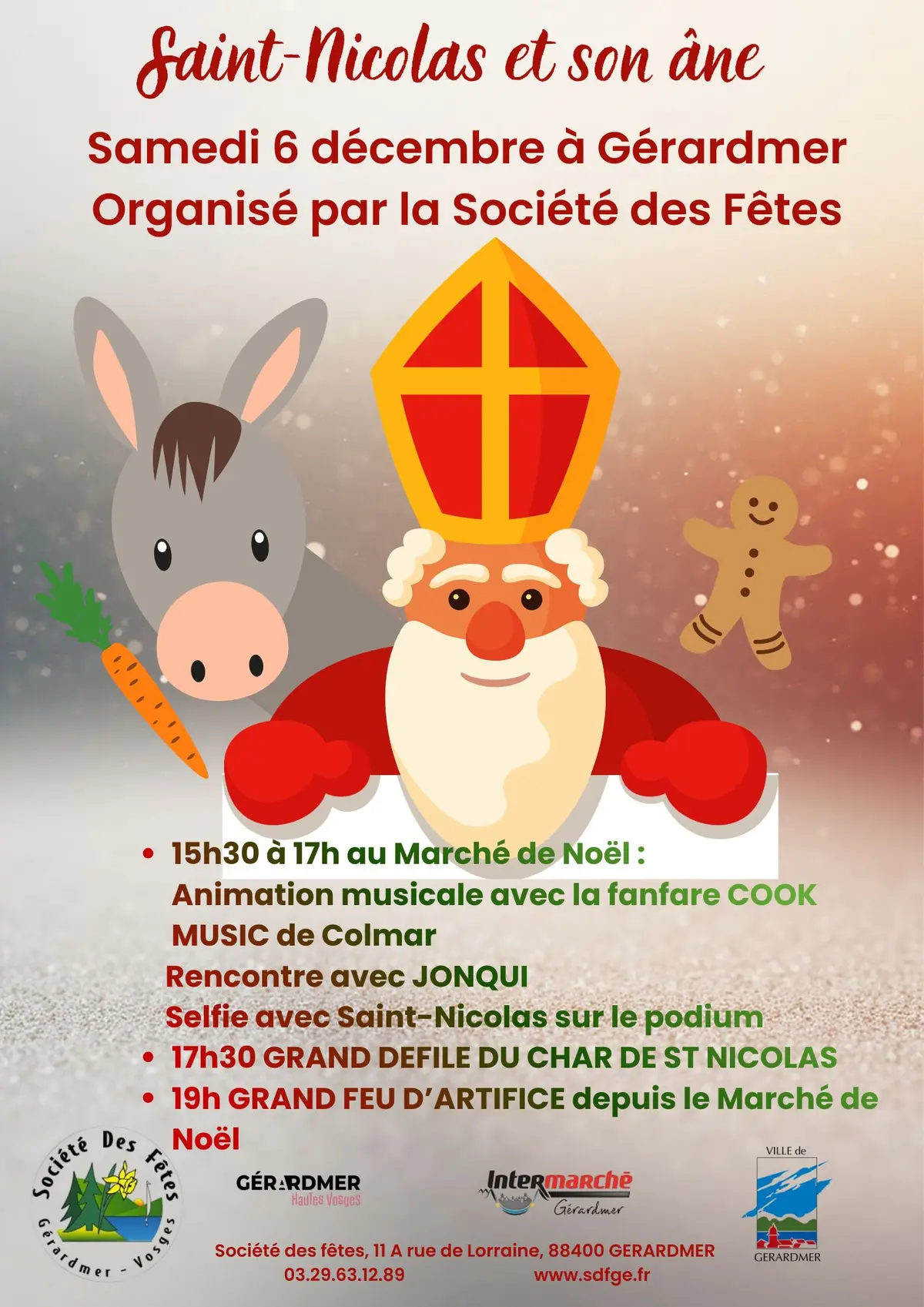 La Magie de Saint-Nicolas arrive à Gérardmer