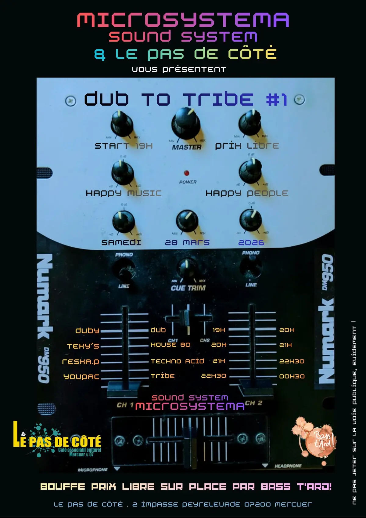 Soirée DUB to TRIBE #1