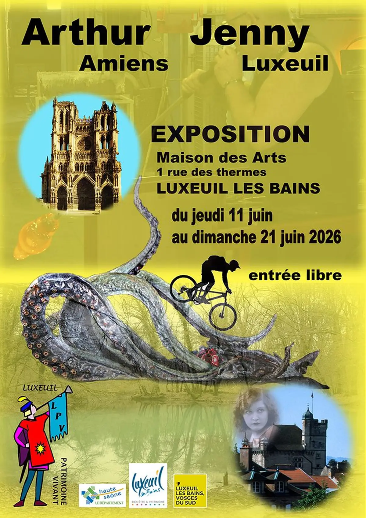 Amiens Luxeuil, les voyages d'Arthur et Jenny