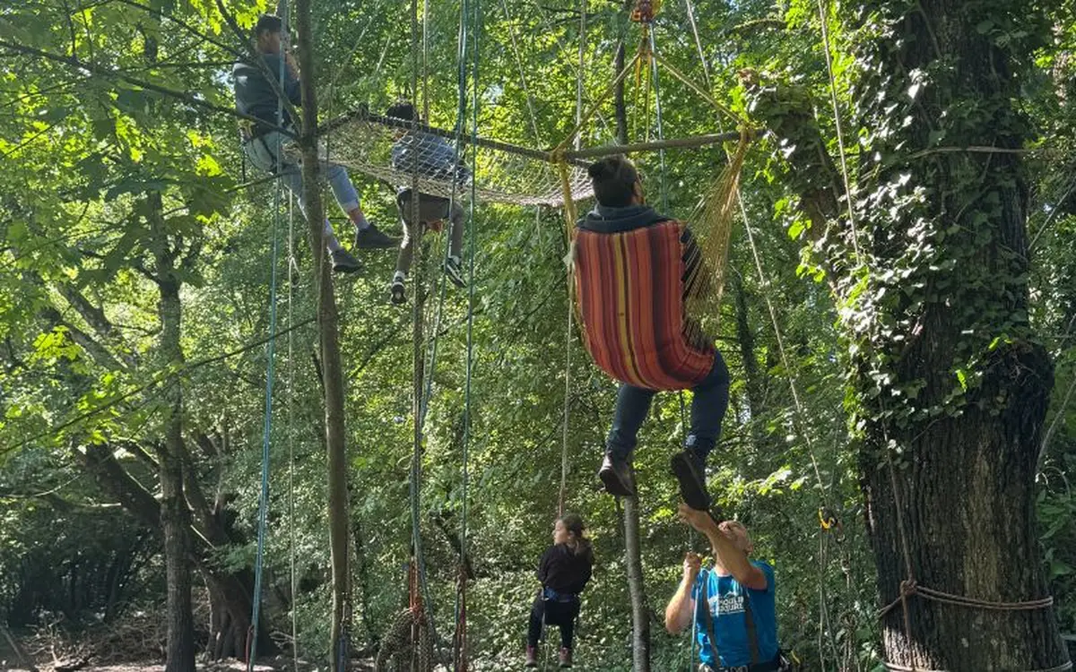 Atelier famille + 6 ans : grimpe d'arbres