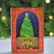 Atelier famille Création d'une carte de voeux magique: le tunnel book