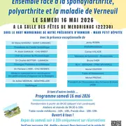 2nd congrès national face à la spondylarthrite, polyarthrite et Verneuil