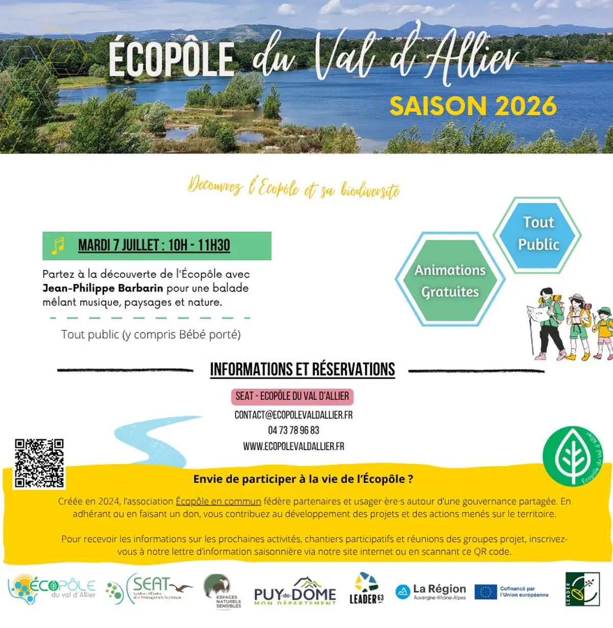 Balade musicale à l'écopôle du Val d'Allier
