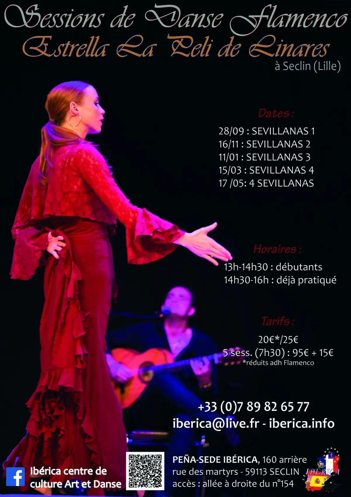 Stages de danse Flamenco Sevillanas Ibérica