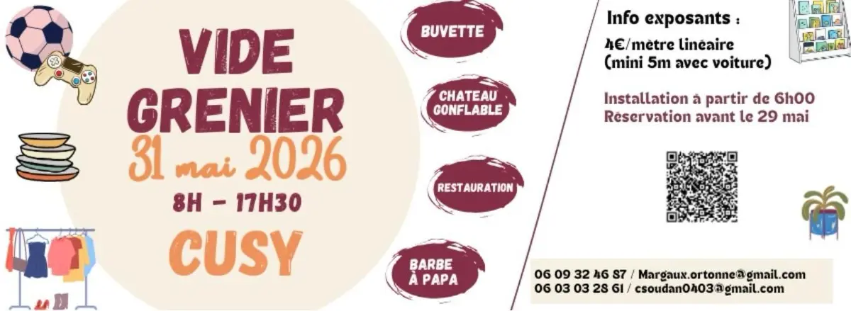 Vide Grenier APE Maternelle Cusy