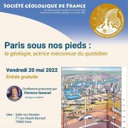 Conférence grand public : Paris sous nos pieds : la géologie, actrice méconnue du quotidien