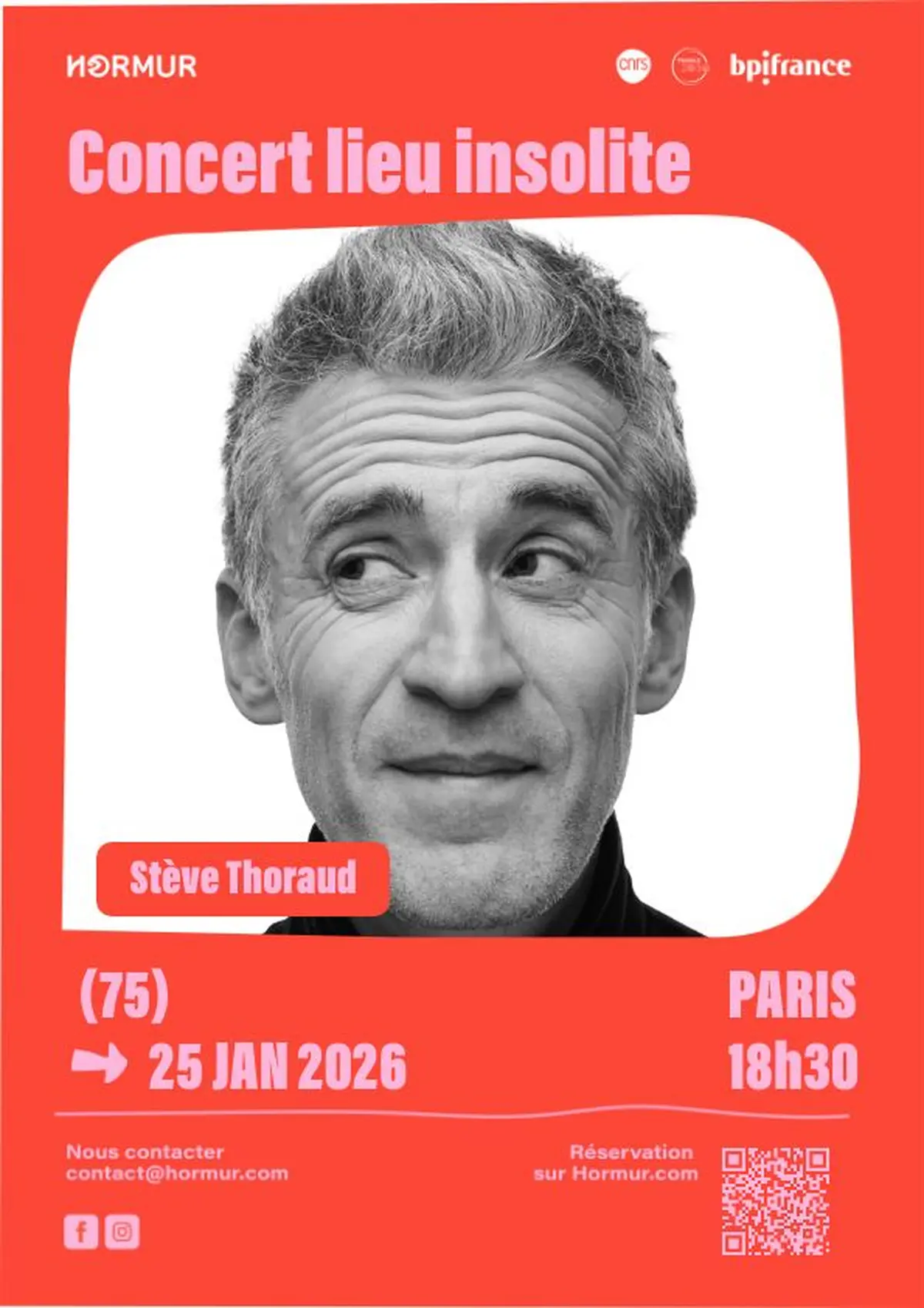 Concert guitare voix avec Steve Thoraud dans un lieu insolite à Paris 12