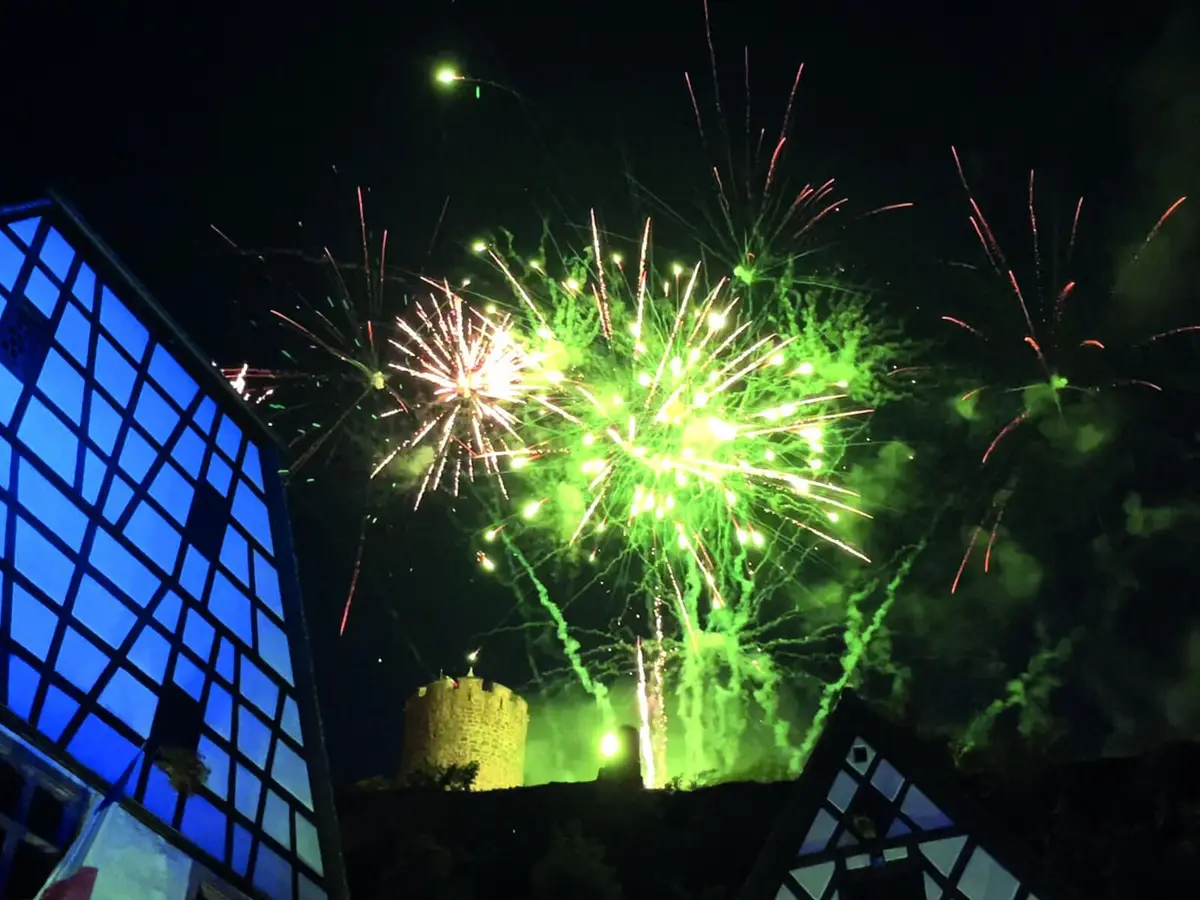 Feu d'artifice du réveillon de la Saint Sylvestre