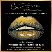 Candice Mack expose sa collection LIPS chez Two Aces Tattoo ! 