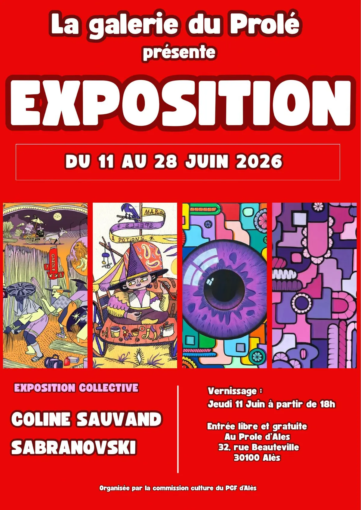 Vernissage de l'expo de peintures et jeu vidéo 