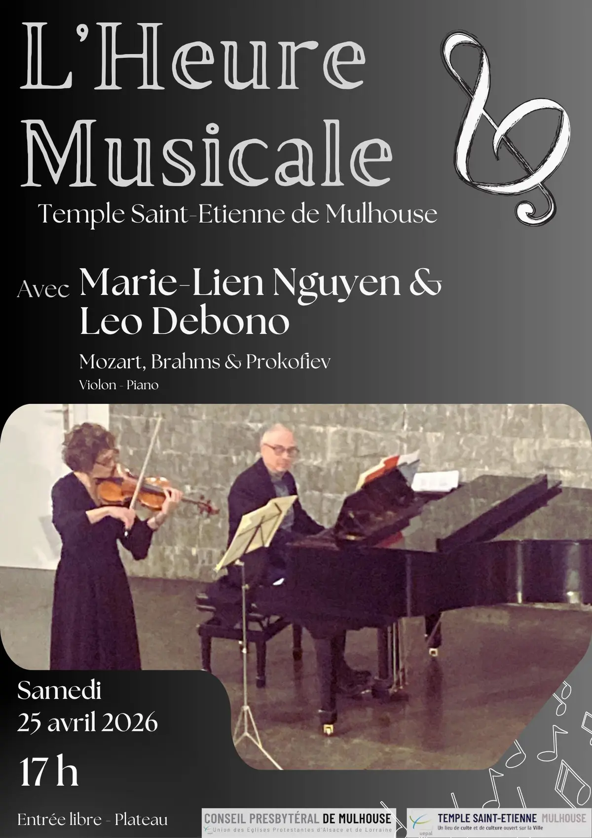 L’Heure Musicale - Avec Marie-Lien Nguyen & Leo Debono - Violon / Piano