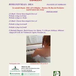 Concert piano et chant