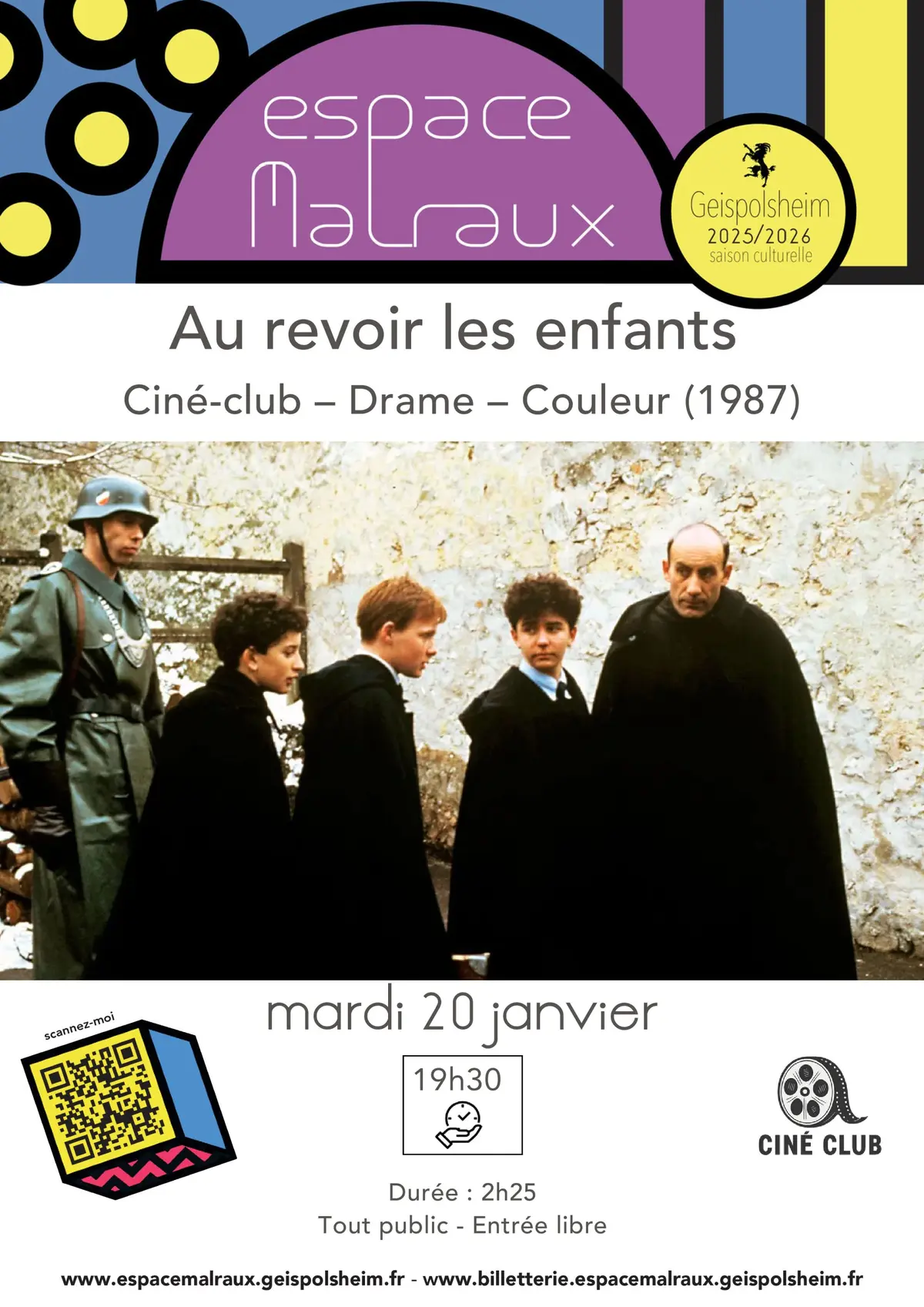 Au revoir les enfants - Ciné Club