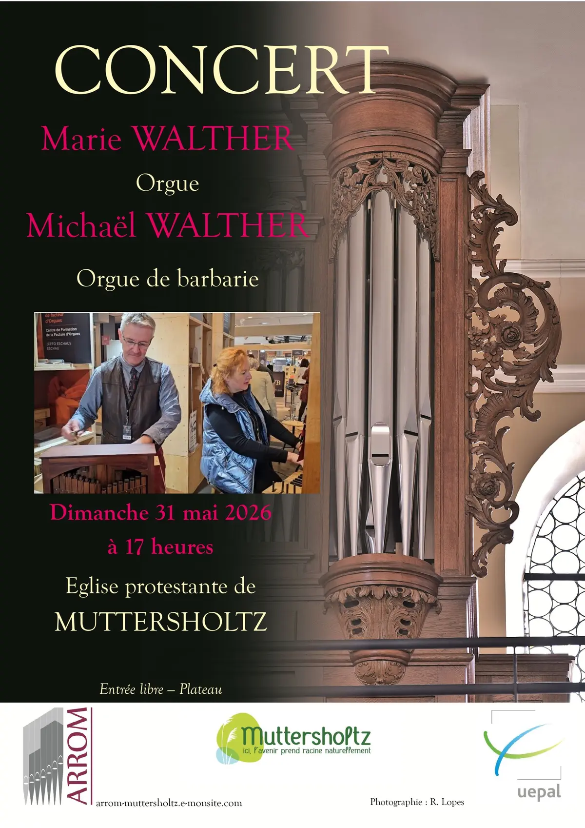 Concert Orgue et Orgue de barbarie