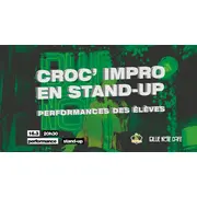 Croc’Impro en stand up - performance des élèves 