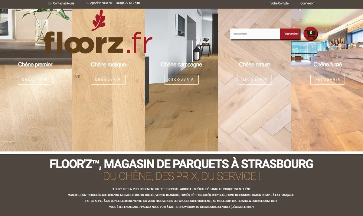Floorz, le showroom privé de parquets